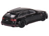 Audi RS6 ABT Black Johann Abt Signature Edition Limited Edition to 2400 pieces Worldwide 1/64 Diecast Model Car True Scale Miniatures MGT00514