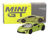 McLaren Artura Flux Green Metallic Limited Edition to 2040 pieces Worldwide 1/64 Diecast Model Car Mini GT MGT00496