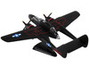 Northrup P 61 Black Widow Fighter Aircraft Lady in the Dark 548th Night Fighter Squadron United States Army Air Forces 1/120 Diecast Model Airplane Postage Stamp PS5334-2