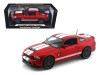 2013 Ford Shelby Mustang GT500 Metallic Red with White Stripes 1/18 Diecast Model Car Shelby Collectibles SC396
