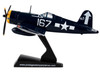 Vought F4U Corsair Fighter Aircraft #167 VF 84 Wolf Gang United States Navy 1/100 Diecast Model Airplane Postage Stamp PS5356-4