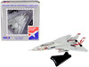 Grumman F 14 Tomcat Fighter Aircraft VF 111 Sundowners Miss Molly United States Navy 1/160 Diecast Model Airplane Postage Stamp PS5383-4