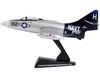 Grumman F9F F 9 Panther Cougar Aircraft Blue Tail Fly United States Navy 1/100 Diecast Model Airplane Postage Stamp PS5393-3