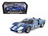 1966 Ford GT40 GT 40 Mark II #2 Blue 12 Hours of Sebring 1/18 Diecast Car Model Shelby Collectibles SC401 