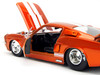 1967 Ford Mustang Shelby GT500 Candy Orange with White Stripes Bigtime Muscle Series 1/24 Diecast Model Car Jada 34722