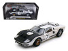 1966 Ford GT-40 MK II #7 Silver 1/18 Diecast Model Car Shelby Collectibles SC404