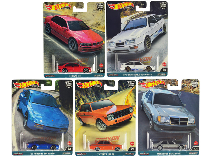 Canyon Warriors 5 piece Set Car Culture Series die cast model cars Hot Wheels FPY86-959C