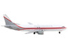 Boeing 737 400F Commercial Aircraft Kalitta Charters II White and Gray with Red Stripes 1/400 Diecast Model Airplane GeminiJets GJ1958