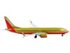 Boeing 737 MAX 8 Commercial Aircraft Southwest Airlines Gold with Red Stripes 1/400 Diecast Model Airplane GeminiJets GJ2186