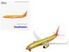 Boeing 737 MAX 8 Commercial Aircraft Southwest Airlines Gold with Red Stripes 1/400 Diecast Model Airplane GeminiJets GJ2186
