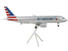 Airbus A320 200 Commercial Aircraft American Airlines Silver Gemini 200 Series 1/200 Diecast Model Airplane GeminiJets G2AAL1103