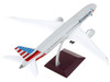 Boeing 787 9 Commercial Aircraft with Flaps Down American Airlines Silver Gemini 200 Series 1/200 Diecast Model Airplane GeminiJets G2AAL1106F