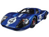 1967 Ford GT MK IV #4 Blue LeMans 24 Hours L.Ruby / D.Hulme 1/18 Diecast Model Car Shelby Collectibles SC426