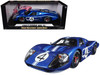 1967 Ford GT MK IV #4 Blue LeMans 24 Hours L.Ruby / D.Hulme 1/18 Diecast Model Car Shelby Collectibles SC426