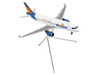 Airbus A320 Commercial Aircraft Allegiant Air White with Blue Tail Gemini 200 Series 1/200 Diecast Model Airplane GeminiJets G2AAY458