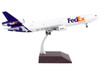 McDonnell Douglas MD 11F Commercial Aircraft Federal Express White with Purple Tail Interactive Series 1/200 Diecast Model Airplane GeminiJets G2FDX1178