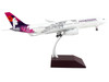 Airbus A330 200 Commercial Aircraft Hawaiian Airlines White with Purple Tail Gemini 200 Series 1/200 Diecast Model Airplane GeminiJets G2HAL1053