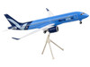 Airbus A220 300 Commercial Aircraft Breeze Airways Blue Gemini 200 Series 1/200 Diecast Model Airplane GeminiJets G2MXY1072