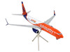 Boeing 737 800 Commercial Aircraft Sun Country Airlines Orange and White Gemini 200 Series 1/200 Diecast Model Airplane GeminiJets G2SCX1184