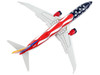 Boeing 737 800 Commercial Aircraft with Flaps Down Southwest Airlines Freedom One American Flag Livery Gemini 200 Series 1/200 Diecast Model Airplane GeminiJets G2SWA1042F
