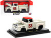 1956 Ford F-100 Pickup Truck Wimbledon White Red Top Crane Cams Limited Edition 6150 pieces Worldwide 1/24 Diecast Model Car M2 Machines 40300-108B