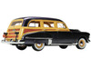 1949 Oldsmobile 88 Station Wagon Nightshade Blue with Cream and Woodgrain Sides and Red Interior Limited Edition to 240 pieces Worldwide 1/43 Model Car Goldvarg Collection GC-065A