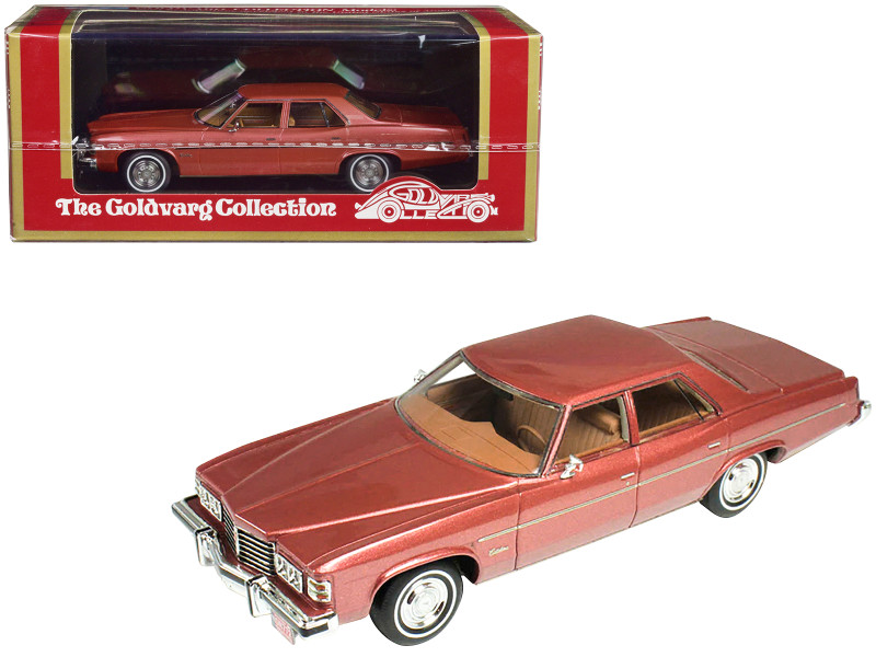 1976 Pontiac Catalina Firethorn Red Metallic Limited Edition to 240 pieces Worldwide 1/43 Model Car Goldvarg Collection GC-069B