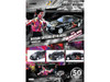 Nissan Skyline GT R R34 RHD Right Hand Drive Black Bruce Lee Legacy 50 Year Anniversary 1/64 Diecast Model Car Inno Models IN64-R34-BRUCELEE