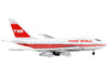 Boeing 747SP Commercial Aircraft Trans World Airlines Boston Express White with Red Stripes 1/400 Diecast Model Airplane GeminiJets GJ1495