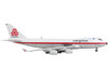 Boeing 747 400F Commercial Aircraft Cargolux White and Silver with Red Stripes 1/400 Diecast Model Airplane GeminiJets GJ1947