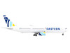 Boeing 767 300ER Commercial Aircraft Eastern Airlines White with Striped Tail 1/400 Diecast Model Airplane GeminiJets GJ1953