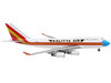 Boeing 747 400F Commercial Aircraft Kalitta Air White with Stripes Mask Livery 1/400 Diecast Model Airplane GeminiJets GJ1999