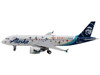 Airbus A320 Commercial Aircraft Alaska Airlines Fly with Pride White with Blue Tail 1/400 Diecast Model Airplane GeminiJets GJ2042
