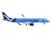 Embraer ERJ 195 Commercial Aircraft Breeze Airways Blue 1/400 Diecast Model Airplane GeminiJets GJ2043