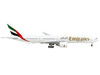 Boeing 777 300ER Commercial Aircraft Emirates Airlines White with Striped Tail 1/400 Diecast Model Airplane GeminiJets GJ2068