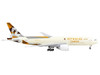 Boeing 777F Commercial Aircraft Etihad Cargo Beige with Graphics Interactive Series 1/400 Diecast Model Airplane GeminiJets GJ2146