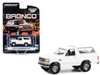 1993 Ford Bronco XLT Oxford White Hobby Exclusive Series 1/64 Diecast Model Car Greenlight 30452