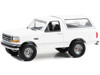 1993 Ford Bronco XLT Oxford White Hobby Exclusive Series 1/64 Diecast Model Car Greenlight 30452