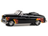 1949 Mercury Convertible Black with Flames Grease 1978 Movie Hollywood Series Release 40 1/64 Diecast Model Car Greenlight 62010B