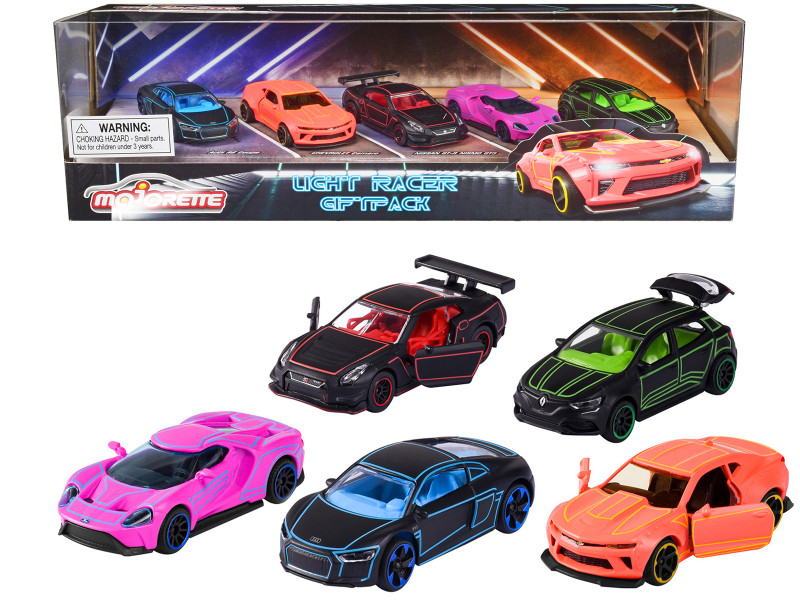 Light Racer Giftpack 2023 5 Piece Set 1/64 Diecast Model Cars Majorette 212053179