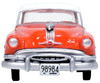 1954 Pontiac Chieftain 4 Door Coral Red with Winter White Top 1/87 HO Scale Diecast Model Car Oxford Diecast 87PC54004
