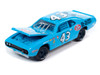 1972 Plymouth Road Runner Stock Car #43 Richard Petty STP Blue Pop Culture 2023 Release 3 1/64 Diecast Model Car Johnny Lightning JLPC013-JLSP347