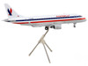 Embraer ERJ 170 Commercial Aircraft American Airlines American Eagle White with Blue and Red Stripes Gemini 200 Series 1/200 Diecast Model Airplane GeminiJets G2AAL1061