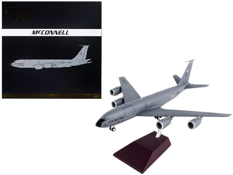 Boeing KC 135 Stratotanker Tanker Aircraft McConnell Air Force Base United States Air Force Gemini 200 Series 1/200 Diecast Model Airplane GeminiJets G2AFO1092