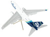 Boeing 737 700BDSF Commercial Aircraft with Flaps Down Alaska Air Cargo White with Blue Tail Gemini 200 Series 1/200 Diecast Model Airplane GeminiJets G2ASA1019F