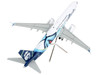 Boeing 737 MAX 9 Commercial Aircraft Alaska Airlines Seattle Kraken White with Blue Tail Gemini 200 Series 1/200 Diecast Model Airplane GeminiJets G2ASA1219