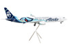 Boeing 737 MAX 9 Commercial Aircraft Alaska Airlines Seattle Kraken White with Blue Tail Gemini 200 Series 1/200 Diecast Model Airplane GeminiJets G2ASA1219