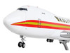 Boeing 747 400F Commercial Aircraft Kalitta Air White with Stripes Gemini 200 Interactive Series 1/200 Diecast Model Airplane GeminiJets G2CKS928