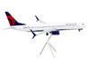 Boeing 737 900ER Commercial Aircraft Delta Air Lines White with Blue and Red Tail Gemini 200 Series 1/200 Diecast Model Airplane GeminiJets G2DAL1115