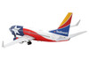 Boeing 737 700 Commercial Aircraft Southwest Airlines Lone Star One Texas Flag Livery Gemini 200 Series 1/200 Diecast Model Airplane GeminiJets G2SWA1009